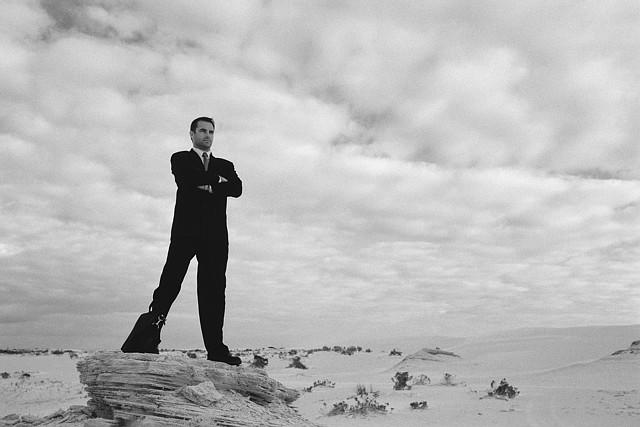 Image of man out in the open.