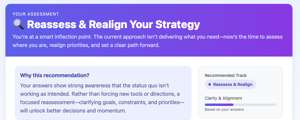 Matrix Diagnostic preview