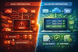Validated integration mappings with trial sync and audit-ready reporting